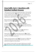 Imsa traffic tech 1 Questions with  Detailed Verified Answers 