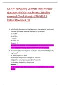 ICC 47P Reinforced Concrete Plans Module  Questions And Correct Answers &lpar;Verified  Answers&rpar; Plus Rationales 2026 Q&A &vert;  Instant Download Pdf 