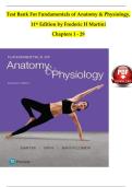 Test Bank For Fundamentals of Anatomy & Physiology&comma;  11th Edition by Frederic H Martini  Chapters 1 - 29