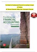 Test Bank for Fundamental Financial Accounting Concepts  11th Edition  By Thomas Edmonds&comma; Philip Olds&comma; Christopher Edmonds