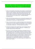 NSG6001 FINAL EXAM FOR ADVANCED NURSING PRACTICE A&plus; GUARANTEED  1&period;&Tab;John is a 16-year-old boy who presents to the emergency room after hurting his knee in a football game&period; He described twisting his knee and then being unable to extend it completely&period; John t