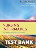 Nursing Informatics Test Bank 4th Edition &ndash; McGonigle & Mastrian &vert; 700&plus; Practice Questions&comma; Chapter Reviews&comma; Answer Rationales