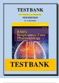 Rau's Respiratory Care Pharmacology 9th Edition Test Bank &ndash; Instant Access to Practice Questions & Answers by Gardenhire