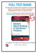 Test Bank For Modern Blood Banking & Transfusion Practices 7th Edition By Denise M Harmening 9780803668881 Chapter 1-29 Complete Guide &period;