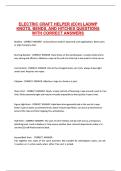 ELECTRIC CRAFT HELPER &lpar;ECH&rpar; LADWP KNOTS&period;&period;&period;HES QUESTIONS WITH CORRECT ANSWERS 