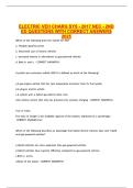 ELECTRIC VEH CHARG SYS - 2017 NEC - 2ND&period;&period;&period;QUESTIONS WITH CORRECT ANSWERS 