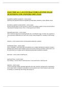 ELECTRICAL C-10 CONTRACTORS LICENSE EXAM QUESTIONS AND ANSWERS 100&percnt; PASS&period;
