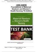 TEST BANK &mdash; Foundations of Maternal-Newborn and Women&rsquo;s Health Nursing&comma; 7th Edition &mdash; Sharon Smith Murray&comma; Emily Slone McKinney &mdash; ISBN 9780323398947