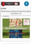 Complete Test Bank &mdash; Biochemistry&comma; 4th Edition by Donald Voet & Judith G&period; Voet &lpar;Chapters 1&ndash;34&rpar;&excl;&excl;&excl;