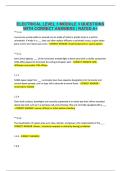 ELECTRICAL LEVEL 3 MODULE 3 QUESTIONS WITH CORRECT ANSWERS RATED A&plus;&period;