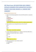 DAT Mock Exam 100 QUESTIONS AND CORRECT  DETAILED ANSWERS FOR GUARANTEED SUCCESS &sol;  NEWEST 2025&sol;2026 GRADED A&plus;&vert;&vert;BRAND NEW  VERSION&excl;&excl; 