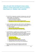 HESI LPN-ADN HESI ENTRANCE EXAM &lpar;2026&rpar; MOBILITY EXAM QUESTIONS WITH ACCURATE SOLUTIONS &lpar;A&plus; GRADED 100- VERIFIED