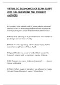 VIRTUAL SC ECONOMICS CP EXAM SCRIPT 2026 FULL QUESTIONS AND CORRECT ANSWERS