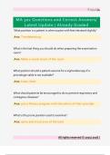 MA 302 Questions and Correct Answers&sol;  Latest Update &sol; Already Graded