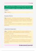 LEB 323 Exam 1 Questions and Correct  Answers&sol; Latest Update &sol; Already Graded