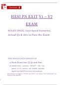 HESI PN EXIT MED SURG EXAM V1&comma; V2&comma; V3&comma; V4&comma; V5&comma; V6&comma; V7&comma; QUESTIONS AND ANSWERS WITH COMPLETE SOLUTIONS UPDATED&excl;&excl;&excl;&excl; &lpar;VERIFIED REVISED FULL EXAM&rpar;