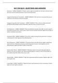 DAT 250 QUIZ 1 QUESTIONS AND ANSWERS