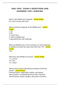 NSG 3500 - EXAM 4 QUESTIONS AND ANSWERS 100&percnt; VERIFIED&period;