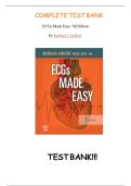 ECGs Made Easy 7th Edition Test Bank &ndash; Complete Study Guide & Practice Questions for Nursing & Medical Students