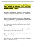 ARRT REGISTRY FINAL EXAM PAPER 2026 REAL TESTED QUESTIONS WITH VERIFIED DETAILED SOLUTIONS