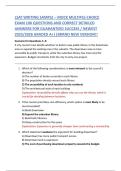 LSAT WRITING SAMPLE &ndash; MOCK MULTIPLE-CHOICE  EXAM 100 QUESTIONS AND CORRECT DETAILED  ANSWERS FOR GUARANTEED SUCCESS &sol; NEWEST  2025&sol;2026 GRADED A&plus;&vert;&vert;BRAND NEW VERSION&excl;&excl;  