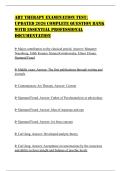 ART THERAPY EXAMINATION TEST&colon; UPDATED 2026 COMPLETE QUESTION BANK WITH ESSENTIAL PROFESSIONAL DOCUMENTATION