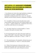 ASNT LEVEL 3 UT ASSESSMENT STANDARD MATERIALS 2026 EXTENDED QA COMPLETE QUERY SET WITH RESPONSES