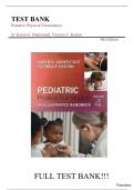 Test Bank- Pediatric Physical Examination&colon; An Illustrated Handbook 4th Edition &lpar;Karen G&period; Duderstadt&comma; 2026&rpar; Latest Edition&vert;&vert; All Chapters