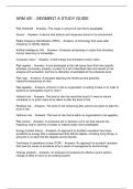 ARM 401 - SEGMENT A STUDY GUIDE