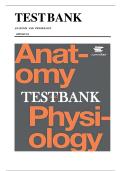 TEST BANK FOR ANATOMY AND PHYSIOLOGY  OPENSTAX