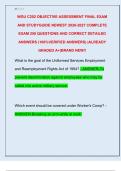 WGU C202 OBJECTIVE ASSESSMENT FINAL EXAM  AND STUDYGUIDE NEWEST 2026-2027 COMPLETE  EXAM 250 QUESTIONS AND CORRECT DETAILED  ANSWERS &lpar;100&percnt;VERIFIED ANSWERS&rpar; &vert;ALREADY  GRADED A&plus;&vert;BRAND NEW&excl;&excl; 
