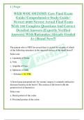 WEB WOC OSTOMY Care Final Exam  Guide&sol;Comprehensive Study Guide&sol;  Newest 2026 Newest Actual Final Exam  With 100 Complete Questions And Correct  Detailed Answers &lpar;Expertly Verified  Answers&rpar; With Rationales&vert;Already Graded  A&plus;&vert;Brand New&excl;&excl;&excl;
