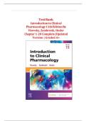 Introduction to Clinical Pharmacology &lpar;11th Edition&comma; Marilyn Visovsky&rpar; &ndash; Complete Test Bank with NCLEX-Style Questions and Answer Rationales