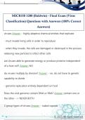 MICROBIOLOGY 3200 - Yohannes EXAM 1  VERSION 2 Questions with Answers &lpar;100&percnt; Correct  Answers&rpar;