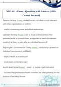 NSG 411 - Exam 1 Questions with Answers &lpar;100&percnt;  Correct Answers&rpar;