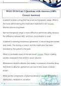 WGU D116 Unit 2 Questions with Answers &lpar;100&percnt;  Correct Answers&rpar; 