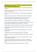 WALMART FOOD SAFETY UPDATED TESTED QUESTIONS AND ANSWERS GUARANTEE A&plus;