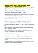 WALMART FOOD SAFETY COMPREHENSIVE EXAM QUESTIONS AND ANSWERS GUARANTEE A&plus;