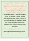 WGU D115 OBJECTIVE ASSESSMENT 2 LATEST  VERSIONS 2026-2027 ACTUAL EXAM COMPLETE 400  QUESTIONS AND CORRECT DETAILED ANSWERS  WITH RATIONALES &lpar;100&percnt;VERIFIED ANSWERS&rpar;  &vert;ALREADY GRADED A&plus;&vert;BRAND NEW&excl;&excl;