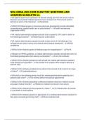 NHA CMAA 2026 CORE EXAM TEST QUESTIONS AND ANSWERS GUARANTEE A&plus;