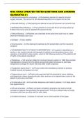 NHA CMAA UPDATED TESTED QUESTIONS AND ANSWERS GUARANTEE A&plus;