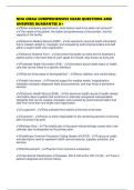 NHA CMAA COMPREHENSIVE EXAM QUESTIONS AND ANSWERS GUARANTEE A&plus;