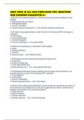 ASNT LEVEL III ALL 2026 CORE EXAM TEST QUESTIONS AND ANSWERS GUARANTEE A&plus;