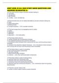 ASNT LEVEL III ALL 2026 STUDY GUIDE QUESTIONS AND ANSWERS GUARANTEE A&plus;
