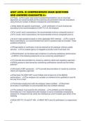 ASNT LEVEL III COMPREHENSIVE EXAM QUESTIONS AND ANSWERS GUARANTEE A&plus;