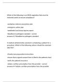 CMAA Exam Practice exam with correct answers