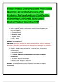 Master Mason Licensing Exam With Actual Questions & Verified Answers&comma; Plus Explained Rationales&sol;Expert Verified For Guaranteed 100&percnt; Pass 2026&sol;Latest Update&sol;Instant Download Pdf
