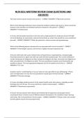 NUR 6531 MIDTERM REVIEW EXAM QUESTIONS AND ANSWERS