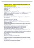 TEXES 7-12 SOCIAL STUDIES 2026 EXAM QUESTIONS AND ANSWERS GUARANTEE A&plus;