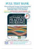 Test Bank &mdash; Hamric & Hanson&rsquo;s Advanced Practice Nursing&colon; An Integrative Approach&comma; 7th Edition &mdash; Mary Fran Tracy&comma; Eileen T&period; O&rsquo;Grady & Susanne J&period; Phillips &mdash; ISBN 9780323777117 &mdash; Latest Update 2025&sol;2026 &mdash; &lpar;All Chapters Covered 1&ndash;23&rpar;